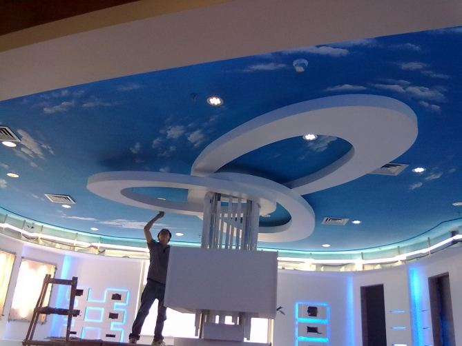 壁畫、地面三維立體畫、墻繪三者關系相撲相連